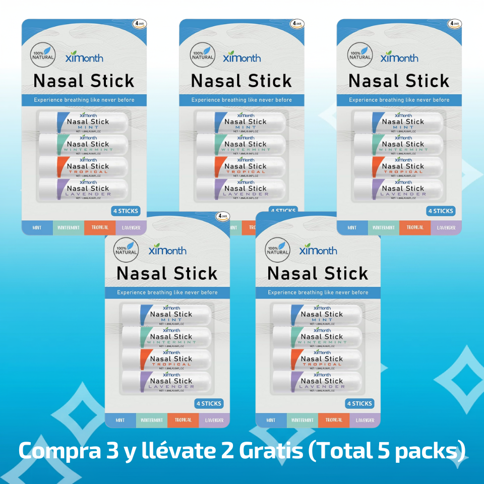 Inhalador Nasal XiMonth® - Nueva Fórmula (Pack de 4 unidades)