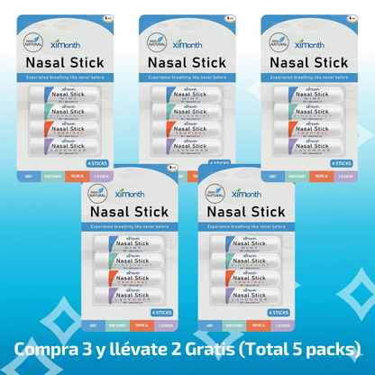 Inhalador Nasal XiMonth® - Nueva Fórmula (Pack de 4 unidades)